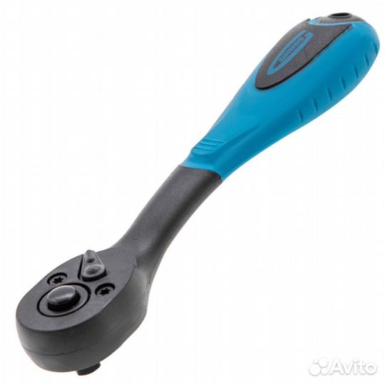 Ключ-трещотка 1/4, 72 зуба, Comfort, с быстрым сбр