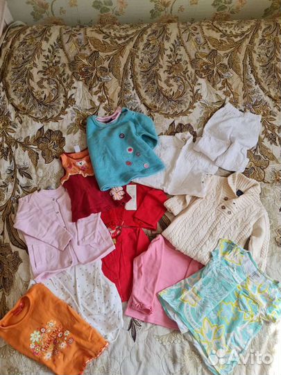 Вещи пакетом на девочку от 12 до 24 месяцев
