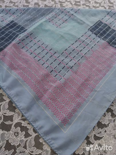 Италия винтажный платок люрекс