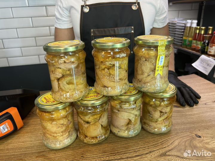 Печень трески в стекле Мурманская