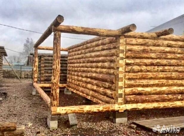 Сруб бани 6х4+2 с доставкой