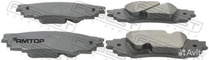 Febest 0101-GYL25R Колодки тормозные задние toyota