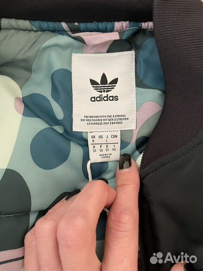 Утепленная куртка adidas xs