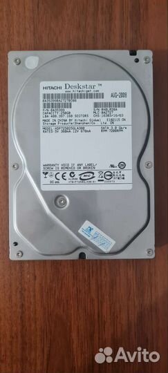 Жесткий диск Hitachi hdp725025gla380 - 250гб