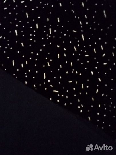 Отрез натурального шелкового бархата из СССР