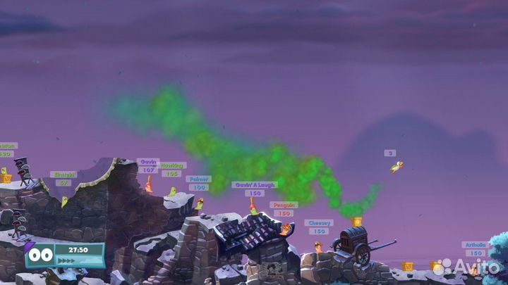 Worms Battlegrounds + Worms: W.M.D. PS4