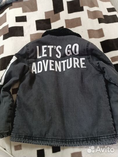 Джинсовка утепленная 122-128