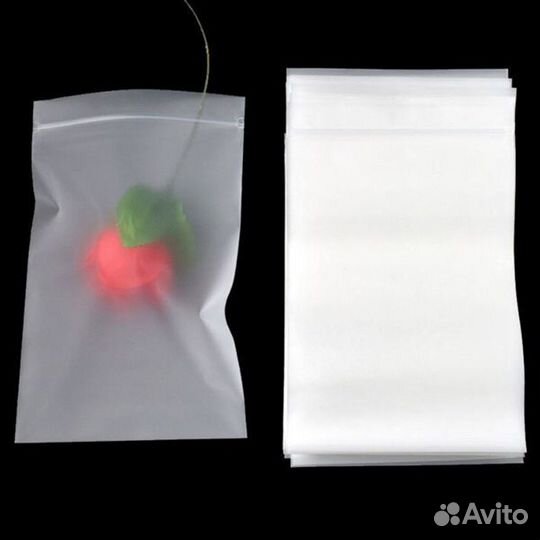 Пакеты зип лок с бегунком матовые 10х15