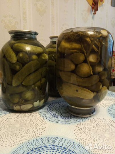 Огурцы маринованные