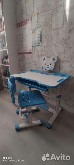 Растущая парта и стул Mealux