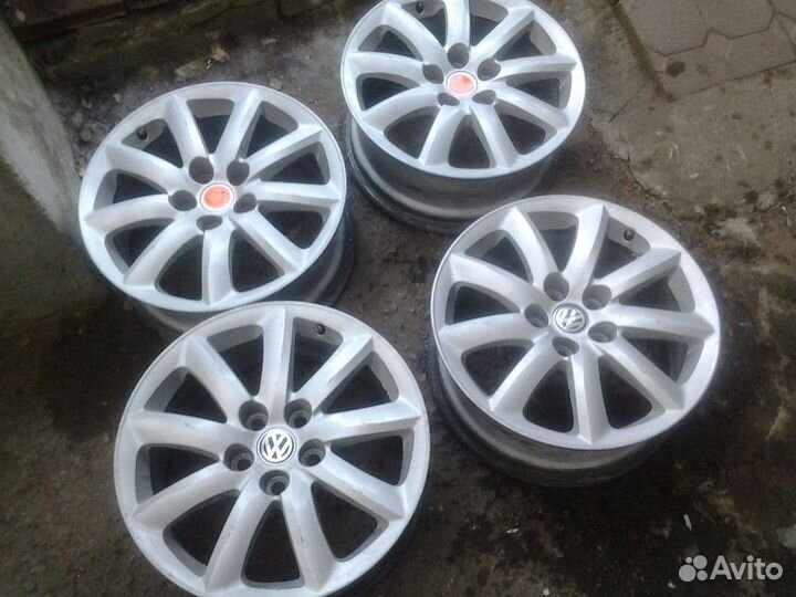 Диски от VW T5 +колечки5х120 г18