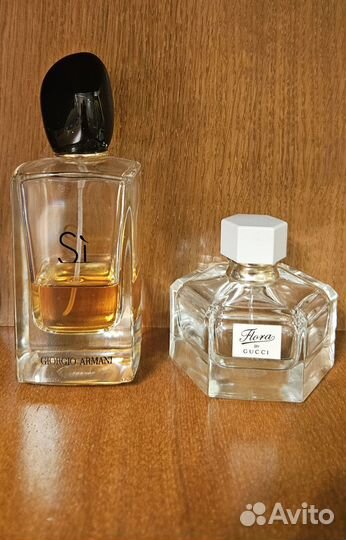 Giorgio armani SI, gucci Flora by Gucci