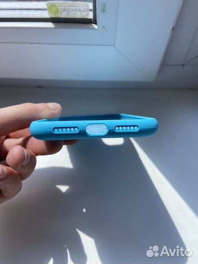 Чехол на iPhone 11, orange и blue