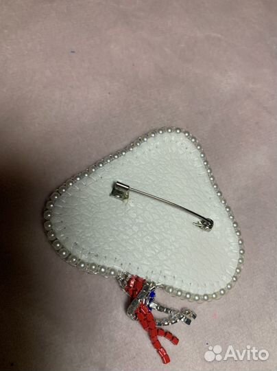 Брошь,серьги