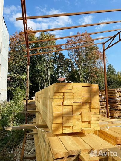 Доска обрезная 25х150х6000мм 1 сорт ГОСТ