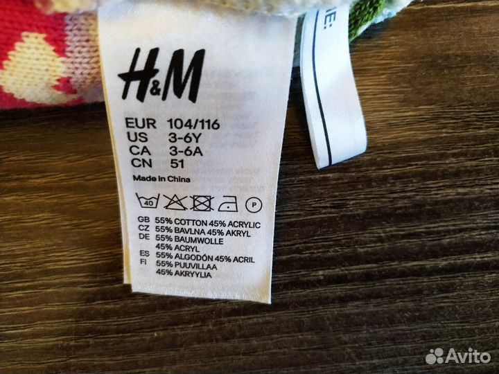 Шапочка+шарф для девочки, Шапка на осень H&M