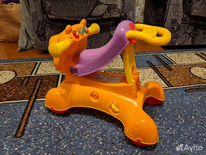 Каталка 3 в 1 Бегемотик Playskool