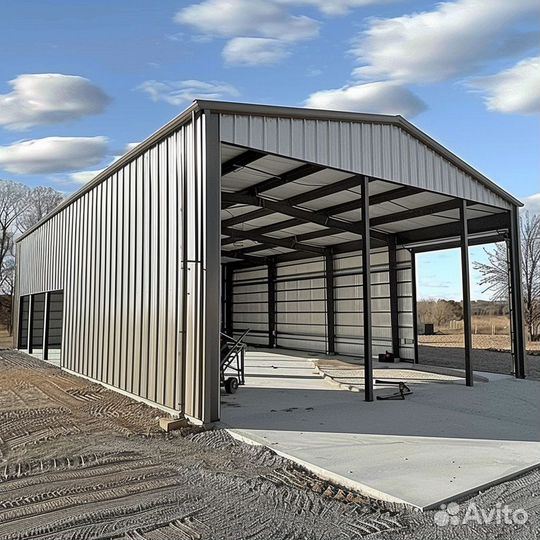 Металлоконструкции фермы для Ангара тип В 10x20 Кр Строительство только от 700 квадратных метров