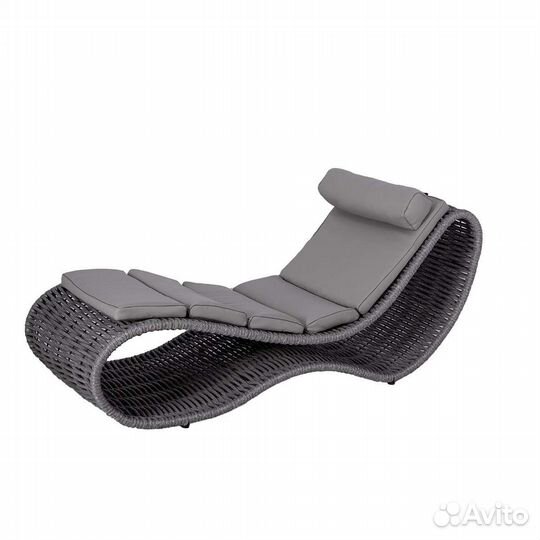 Шезлонг-лежак из лозы