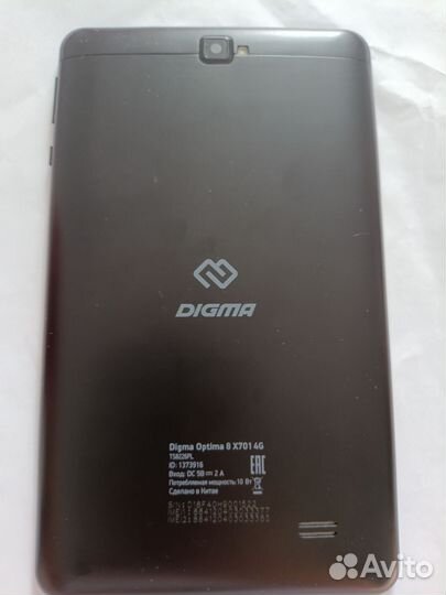 Планшет digma 8