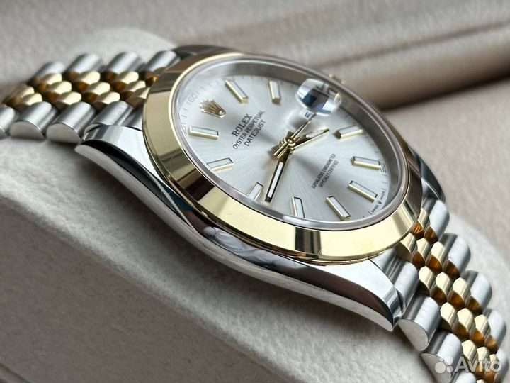 Часы rolex datejust 41mm комбинированные