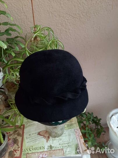 Шляпа женская велюр