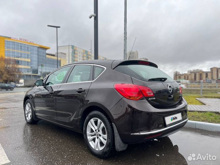 Opel Astra 1.4 AT, 2014, 73 500 км
