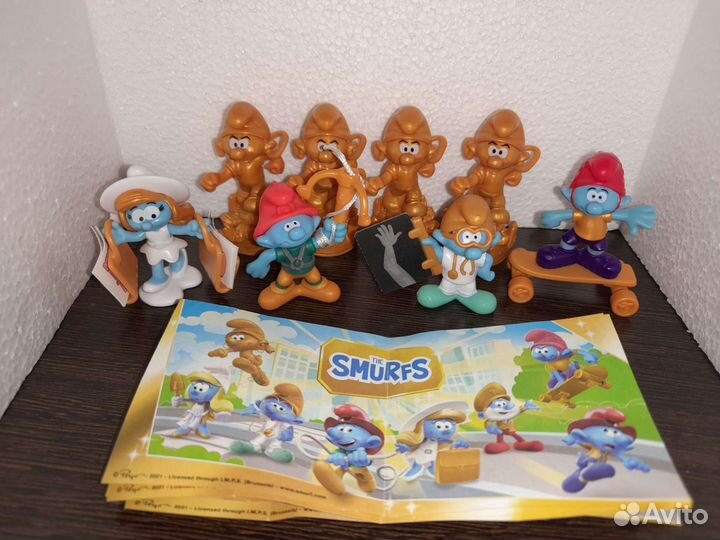 Киндер Смурфики 2022