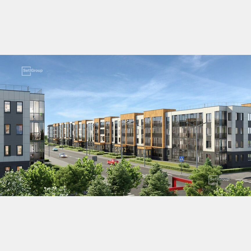 1-к. квартира, 38,4 м², 4/4 эт.