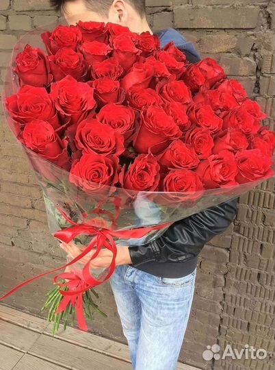 Высокие розы Доставка цветов