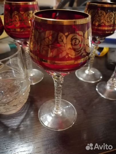 Фужеры богемия