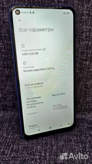 Телефон Xiaomi note 9 4/128gb