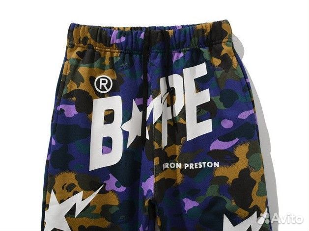 Штаны Bape Star Japan Bathing Ape Бэйп Звезда