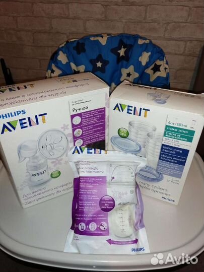 Молокоотсос avent ручной