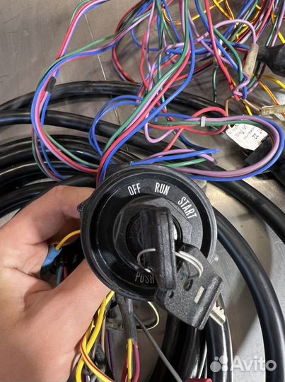 Машинка газ реверс Mercury замок зажигания