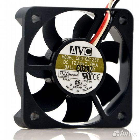 Кулер AVC C5010B12EV DC12V 0.08A 3pin с разбора