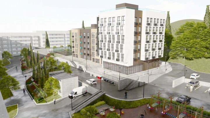 2-к. квартира, 67,9 м², 2/5 эт.