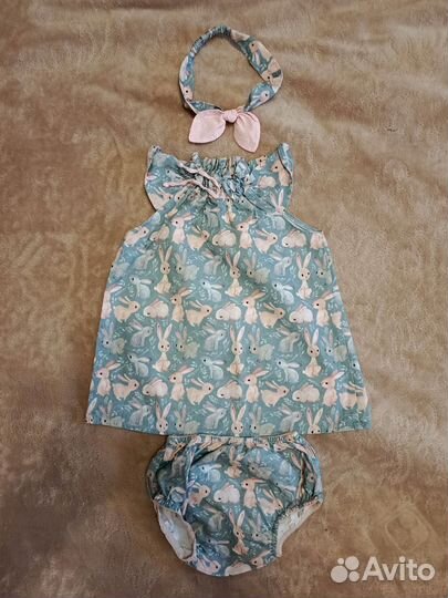 Платье для девочки 74-80