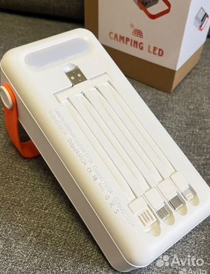 Power bank 60000 с солнечной батареей