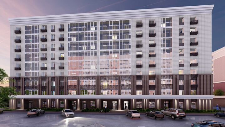 3-к. квартира, 62,8 м², 8/9 эт.