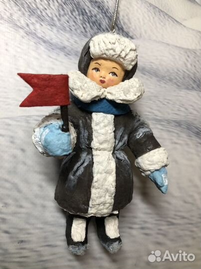 Игрушка ватная на елку