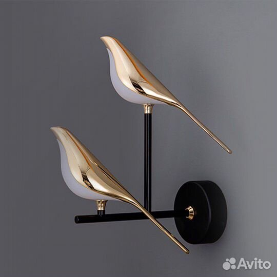 Настенный светильник, бра, птичка Nomi