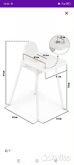 Стульчик для кормления