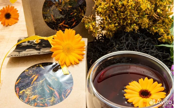 Иван чай ферментированный + зверобой + календула