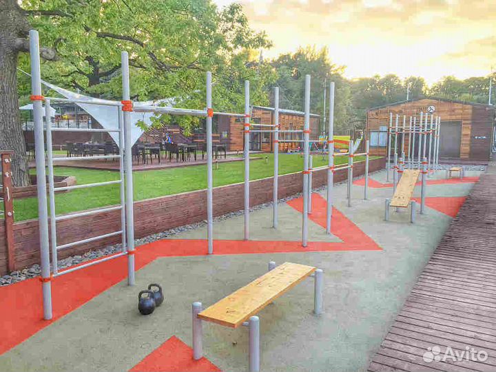 Домашние Площадки : Шведская стенка, турник, брусь