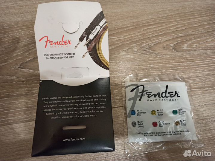 Струны fender для электро гитары (оригинал)