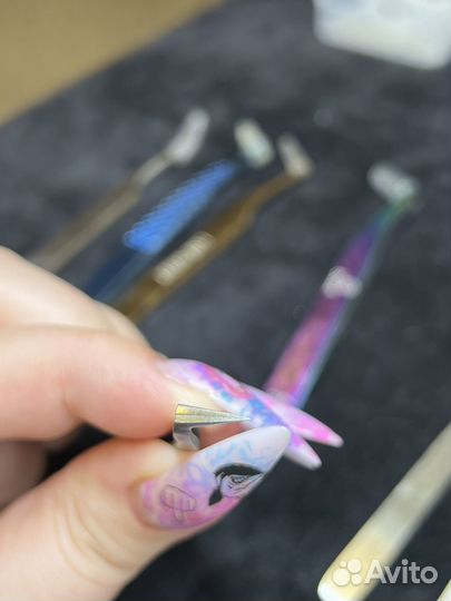 Пинцет для наращивания ресниц