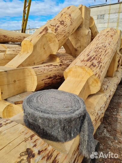 Межвенцовый утеплитель / Из овечьей шерсти