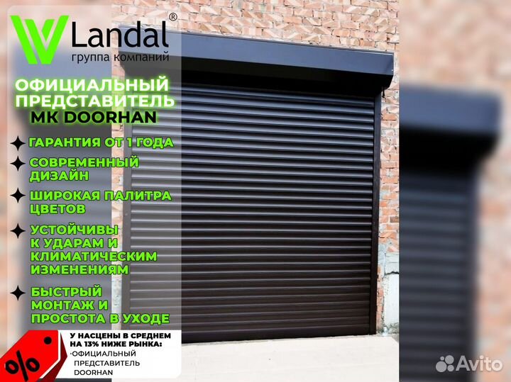 Гаражные роллетные ворота