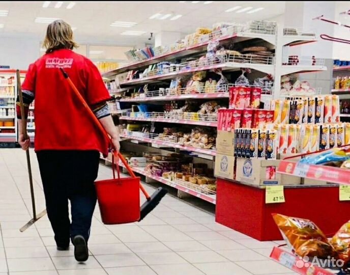 Уборщица с ежедневной оплатой